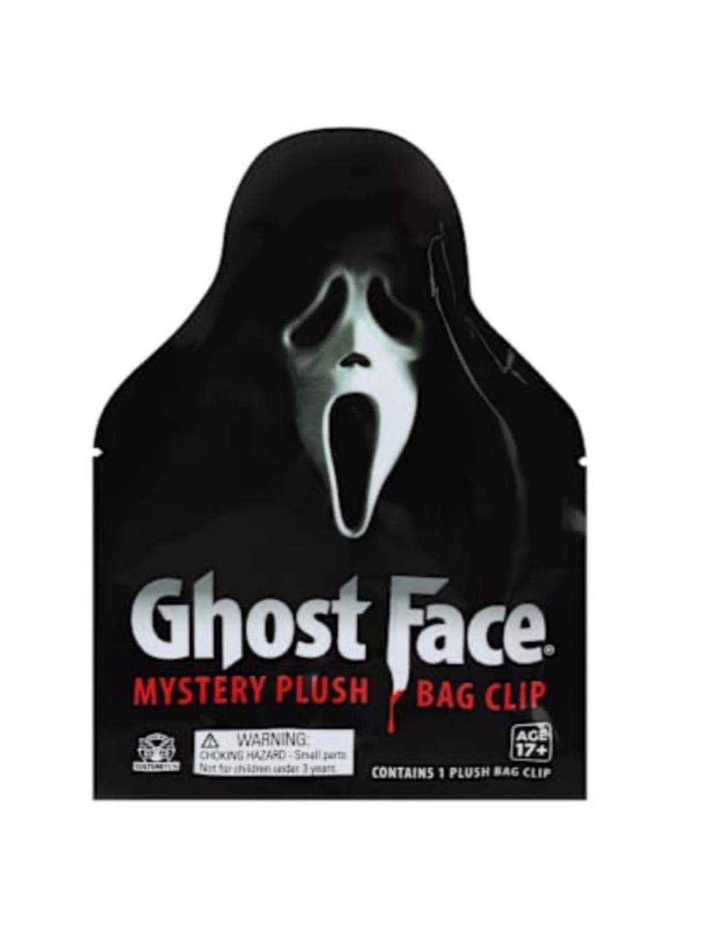 Ghost Face Mystery Plush Bag Clip